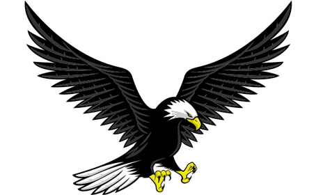 Kids Stop mascot, eagle | Barnesville Child Day Care Center